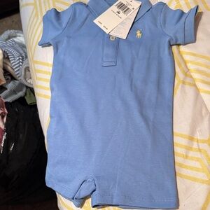 Polo by Ralph Lauren Blue Kids Bodysuit